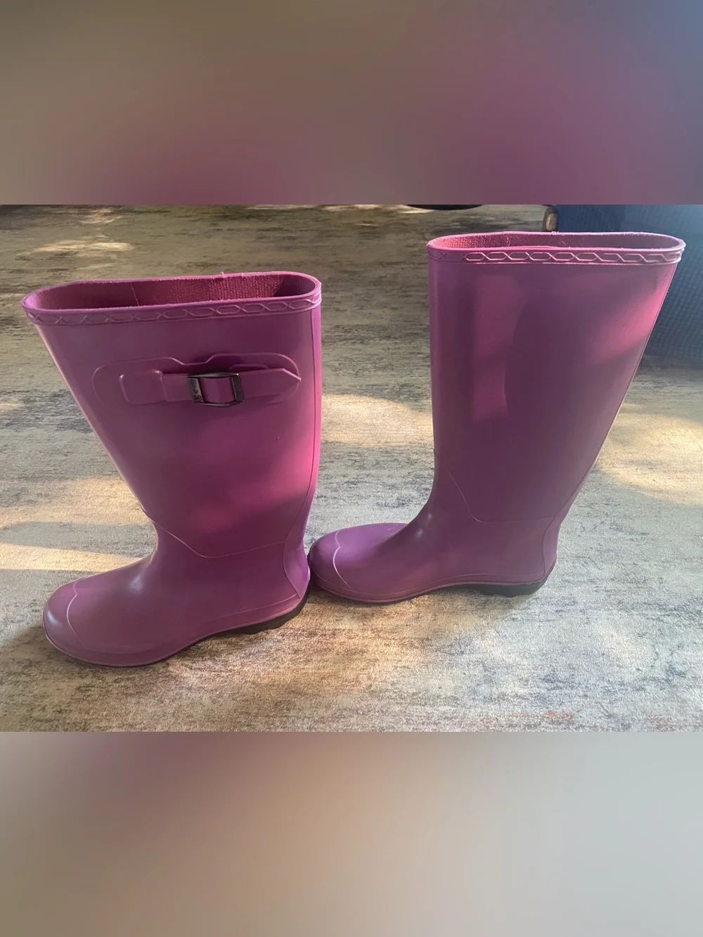 Kamik Women's Purple Mid-Calf Waterproof Rain Boots